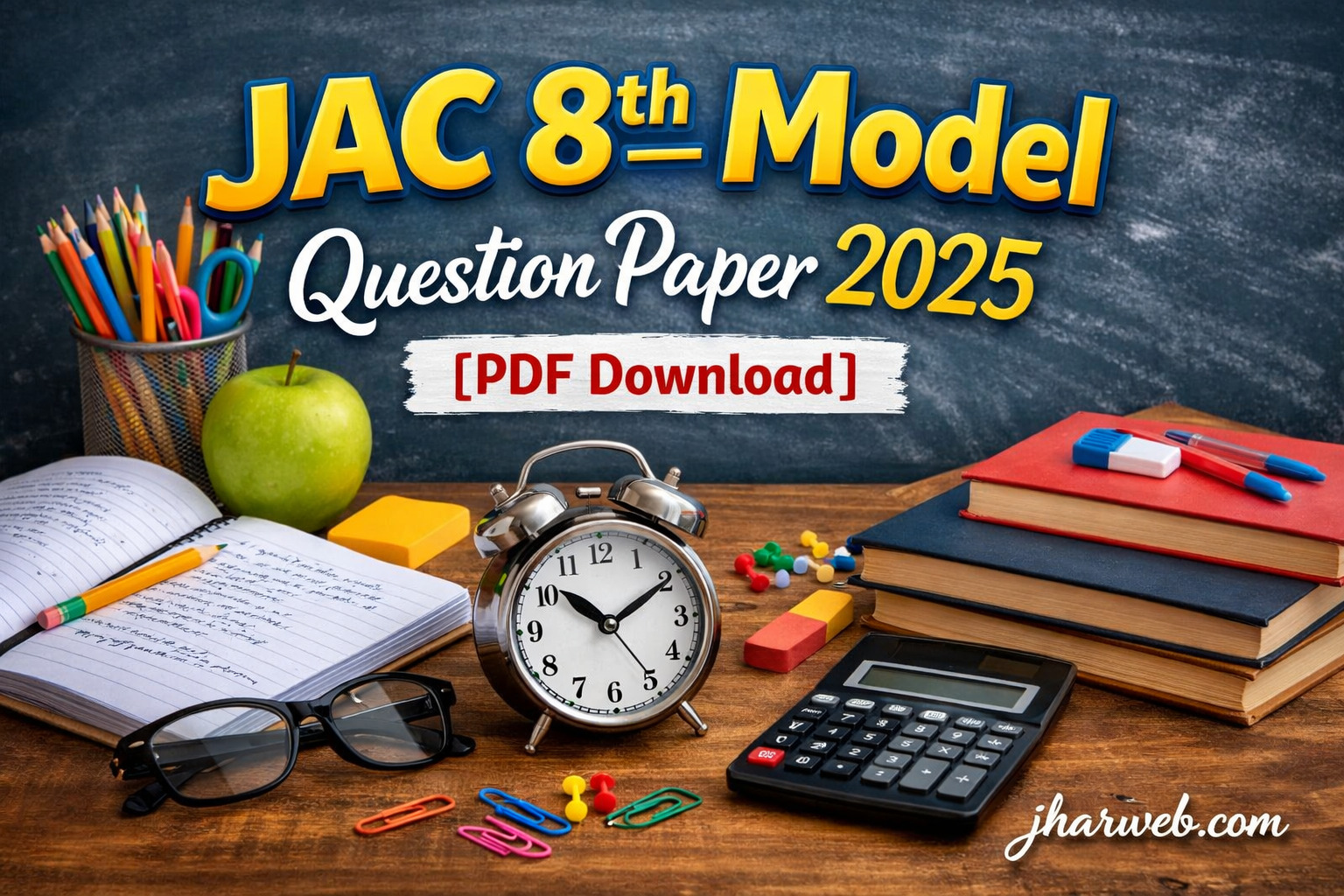 JAC 8th Model Question Paper 2025 [PDF Download] - JharWeb Jharkhand ...